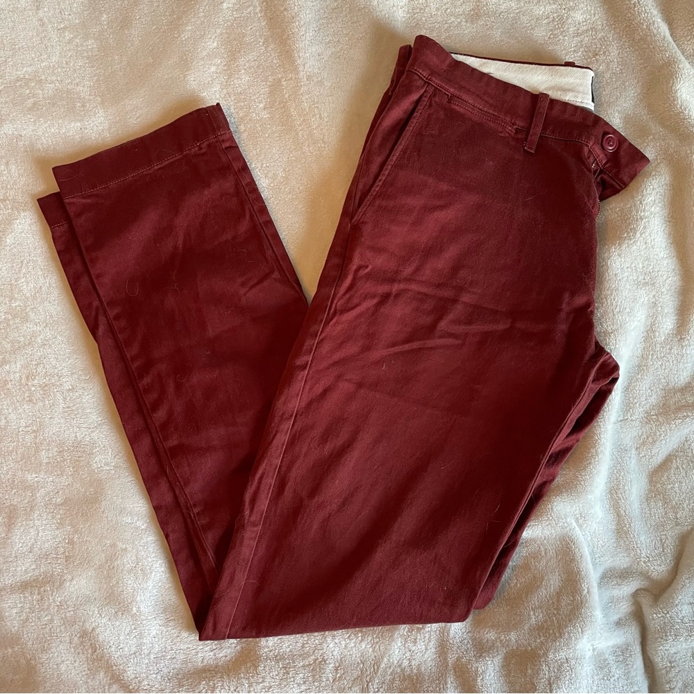 Jcrew Men's Red Pants